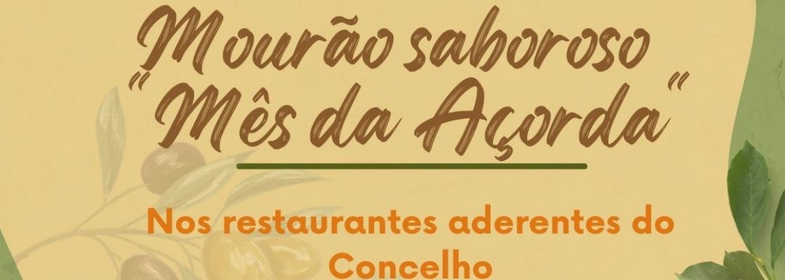 Os Sabores de Mourão – Mês da Açorda