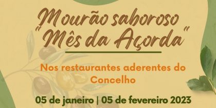 Os Sabores de Mourão – Mês da Açorda