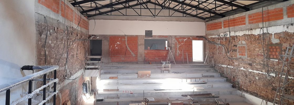 Cineteatro Municipal de Mourão – Reinício da Empreitada de Recuperação