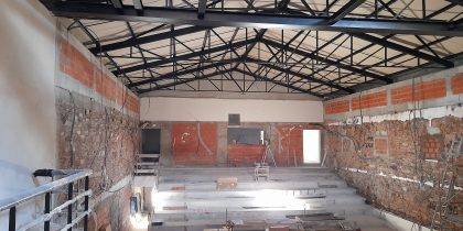 Cineteatro Municipal de Mourão – Reinício da Empreitada de Recuperação