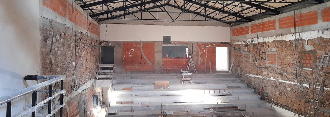 Cineteatro Municipal de Mourão – Empreitada de Recuperação – Ponto de Situação