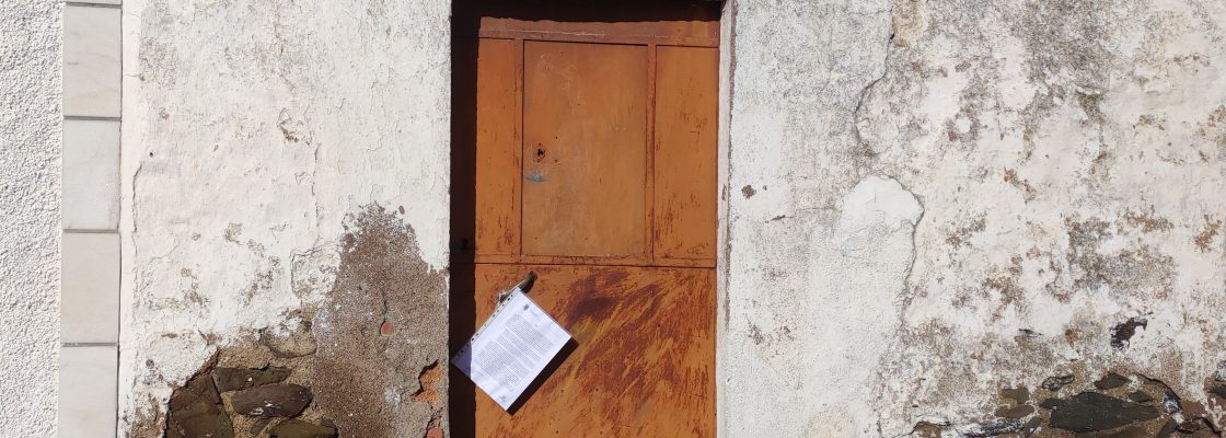 Granja – Prédio devoluto – Rua de Valadares, n.º 13 – Notificação de Ações a tomar pe...
