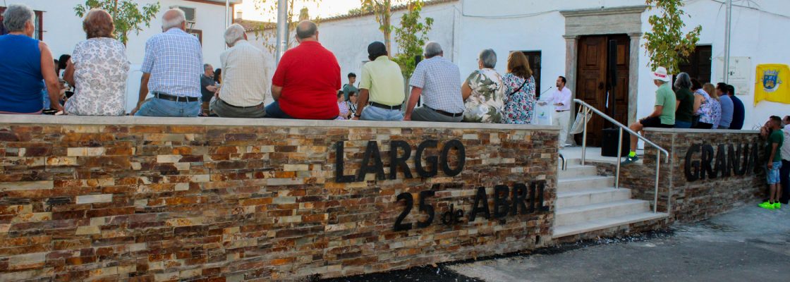 Largo 25 de Abril já é uma realidade em Granja