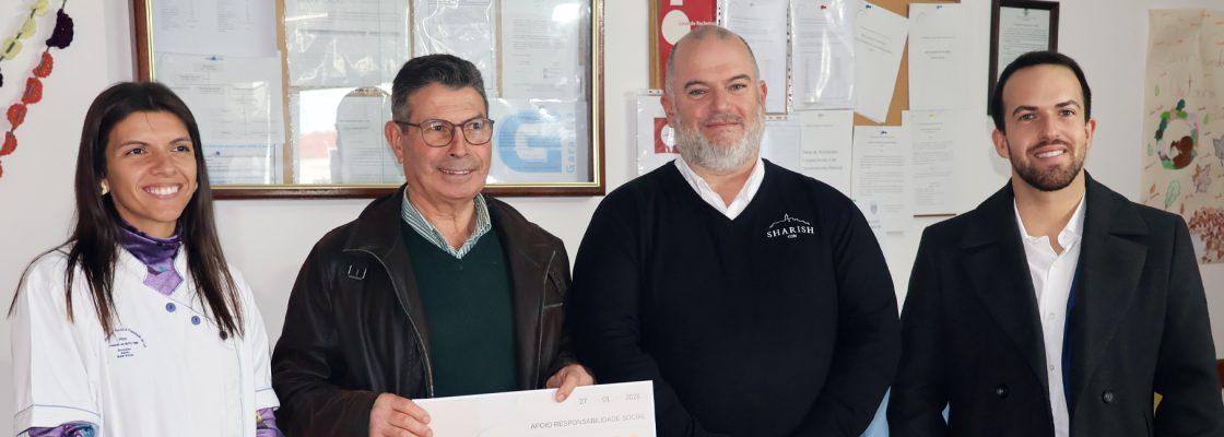 A empresa Sharish Gin apoia IPSS’s do concelho de Mourão com apoio financeiro de 500 euros