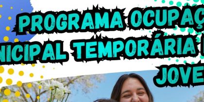 Programa Ocupação Municipal Temporária de Jovens 2026