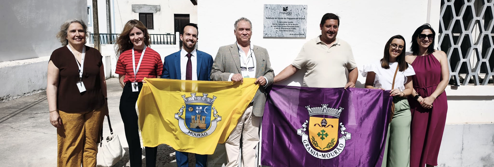Lançamento da primeira pedra da Extensão de Saúde de Granja