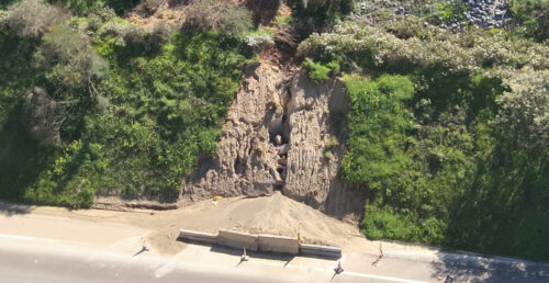 EN256 – Município exige intervenção urgente no talude entre os km 35 e 36